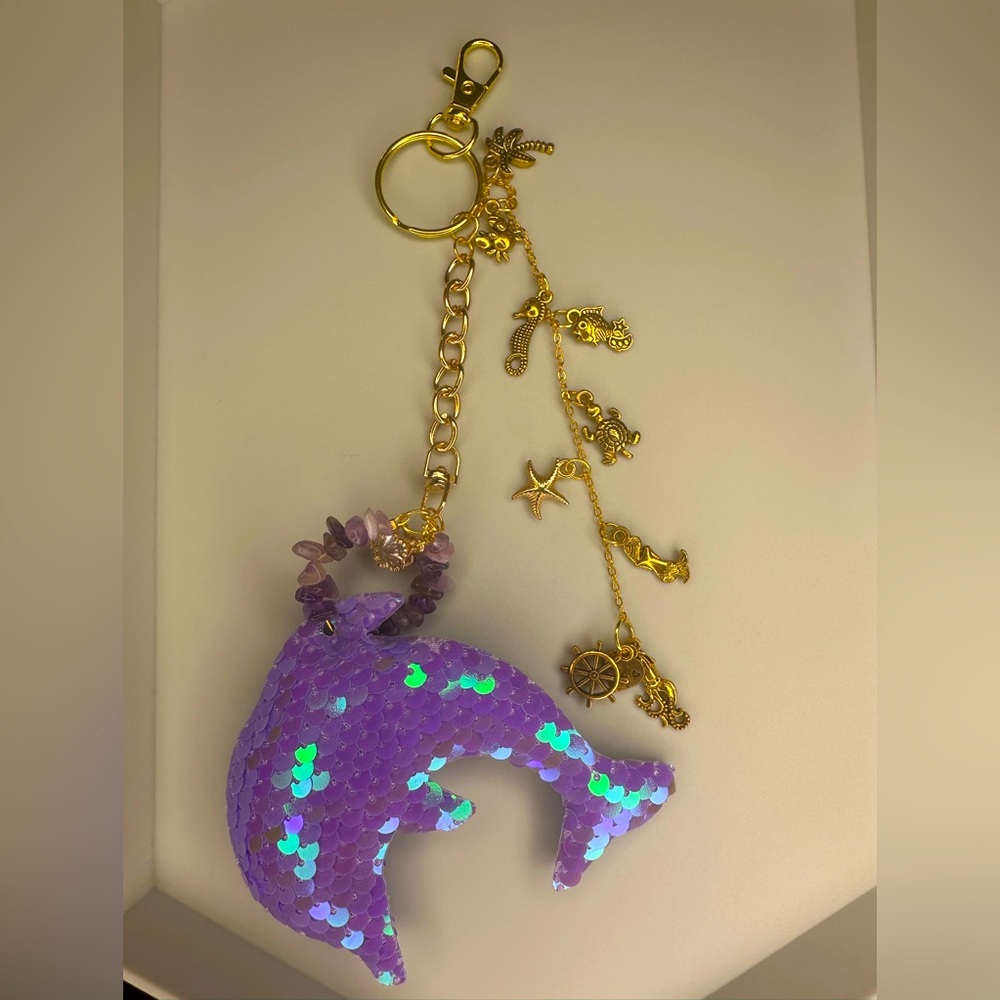 Handmade Beach Themed Keychain